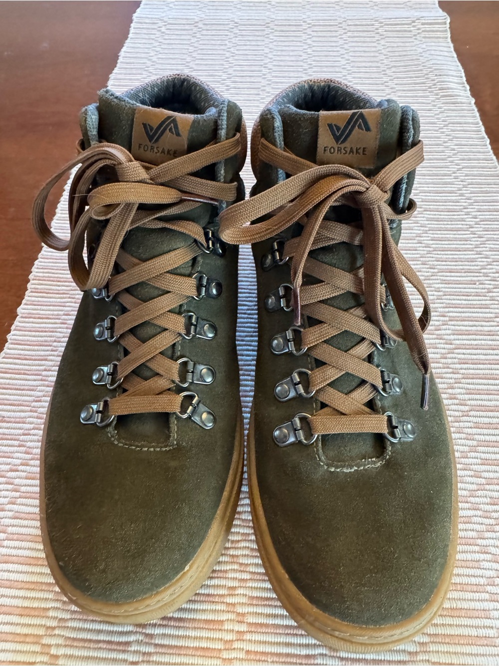 Forsake Patch Women’s Olive Suede Hiking Boots